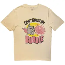 Tom & Jerry – Don't Burst My Bubble (Natural) (Camiseta)