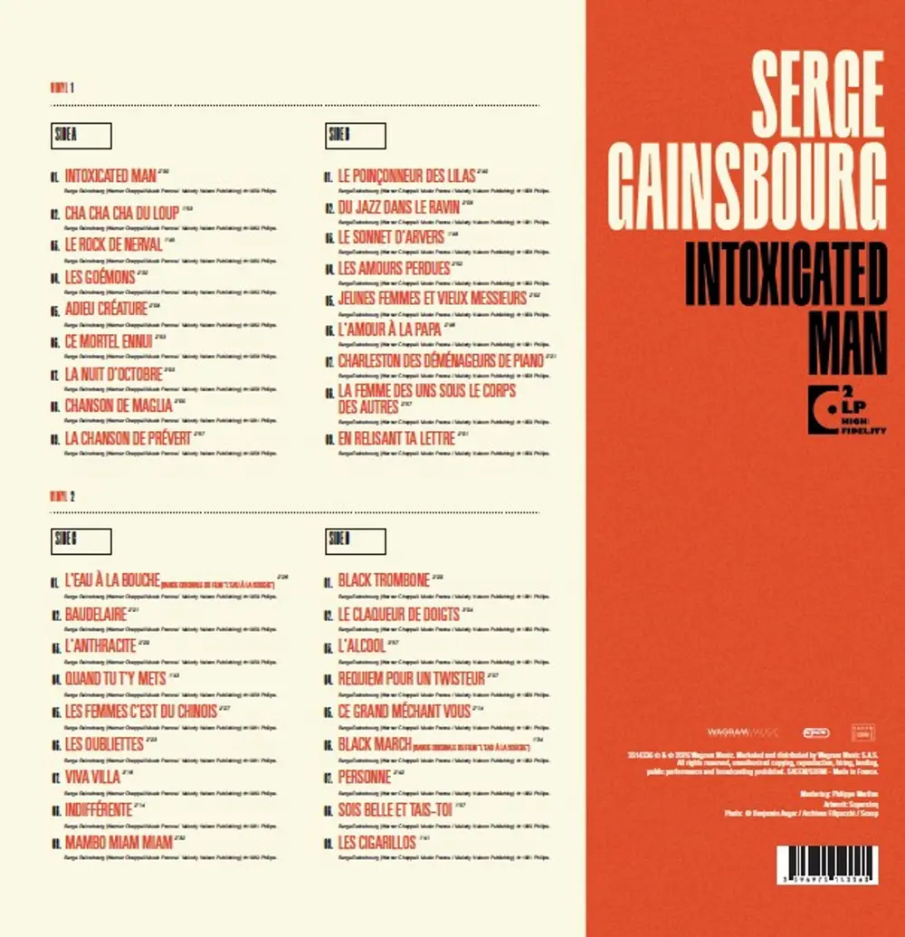 Serge Gainsbourg – INTOXICATED MAN (Vinyl)