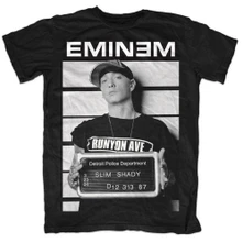 Eminem, Tričko Arrest, Unisex, Čierna