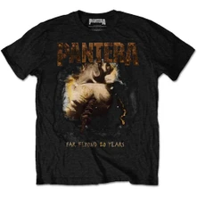 Pantera, Tričko Original Cover, Unisex, Čierna