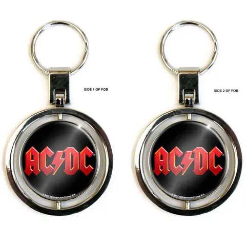 AC/DC – Kľúčenka Logo (Keychain Spinner)