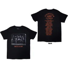 Bruce Springsteen, Tričko Tour '24 E-Street Photo, Unisex, Čierna