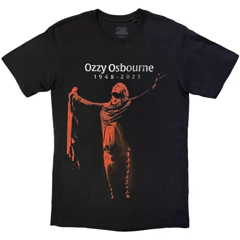 Ozzy Osbourne – Tričko Tribute (Čierna), Unisex, Čierna