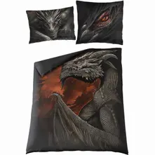 Duvet Set: Majestic Draco (Black) (Double) thumbnail