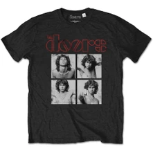 The Doors, Tričko Boxes, Unisex, Čierna