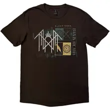 Sleep Token, Tričko Unisex T-Shirt: Even In Arcadia Symbols (Brown), Unisex, Hnedá