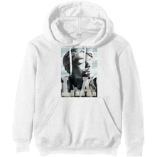 2Pac, Mikina LA Skyline, Unisex, Biela