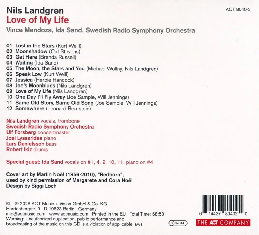 Nils Landgren – LOVE OF MY LIFE (CD)
