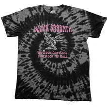 Black Sabbath, Tričko We Sold Our Soul For Rock N' Roll, Unisex, Čierna