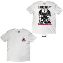Tričko Unisex T-Shirt: Tanzneid Robot (White) (Back Print)