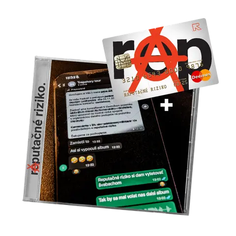 CD + karta Laci a zároveň Adam - RAPutačné riziko