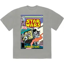 Star Wars – A Princess Alone Comic Cover (Gris) (T-shirt)
