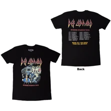 Def Leppard, Tričko Summer Stadium Tour, Unisex, Čierna