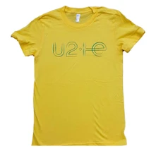 U2, Tričko I+E Logo 2015, Žena, Žltá