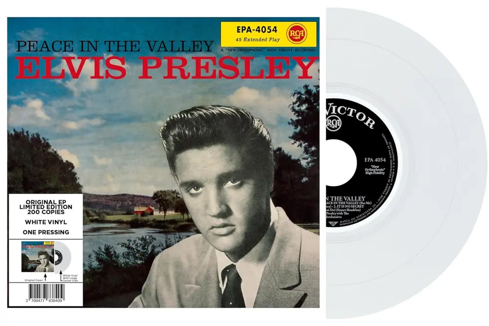 Elvis Presley – 7-EP ETRANGER N16 - PEACE IN THE VALLEY (US, White Vinyl) (Vinyl)
