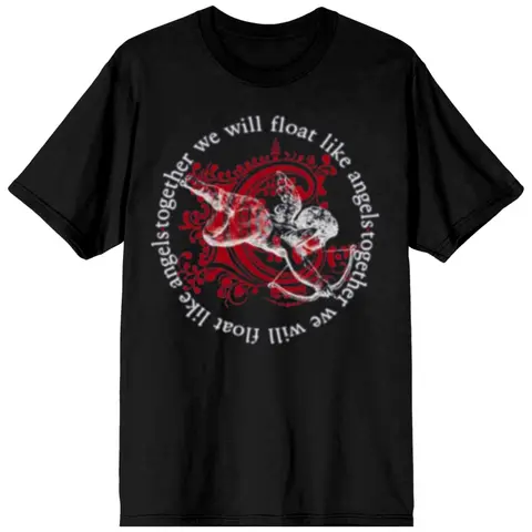 Unisex T-Shirt: Float Like Angels (Black)