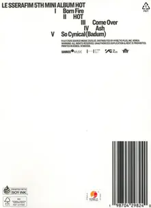 LE SSERAFIM – 5th Mini Album 'HOT' (CD)