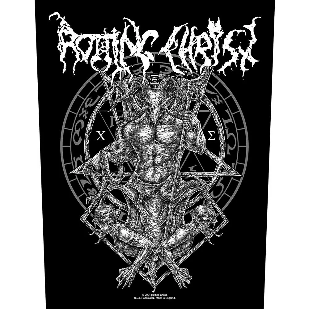 Rotting Christ – Hellenic Black Metal (Back Patch · sew-on) (Nášivka)