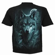 Unisex T-Shirt: Forest Guardians (Black) (Back Print) thumbnail