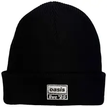 Unisex Beanie Hat: Live '25 (Black) (Back Print) thumbnail