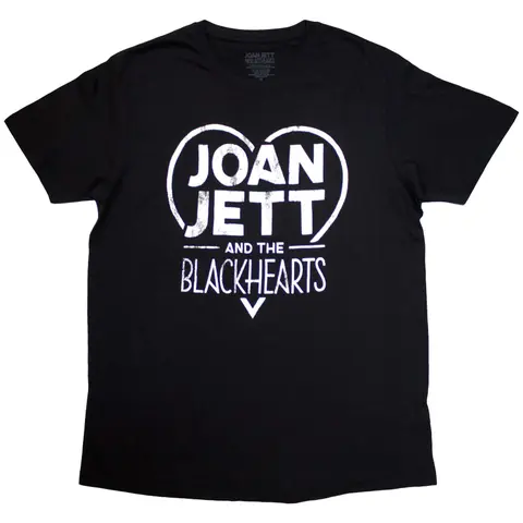 Joan Jett & The Blackhearts – Tričko Band Logo (Čierna), Unisex, Čierna