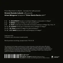 Octavie Dostaler-Lalonde – FROM MANNHEIM TO BERLIN - SONATAS FOR VIOLONCELLO (CD)