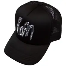 Korn – Sonic Silver Logo (Čierna, Mesh Back Cap) (Šiltovka)