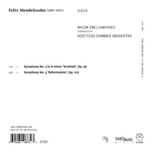 MENDELSSOHN: SYMPHONIES NOS. 3 & 5 thumbnail