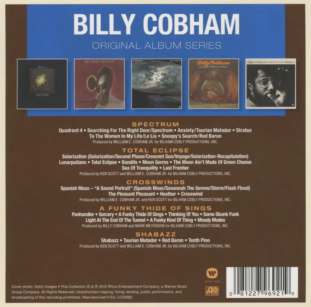 Billy Cobham – ORIGINAL ALBUM SERIES (CD)