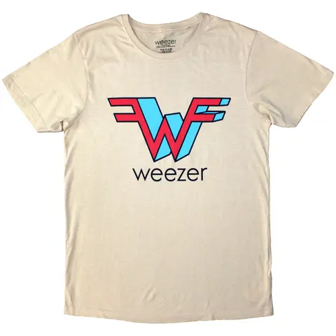 Weezer – Tričko W (Natural), Unisex, Natural