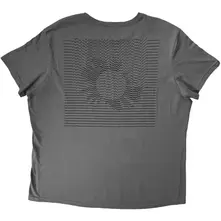 Unisex T-Shirt: Logo and Signal (Grey) (Back Print) thumbnail