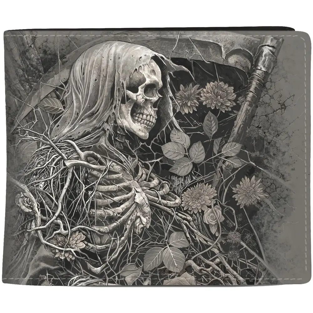 Wallet: Acid Reaper (Black) (Back Print)