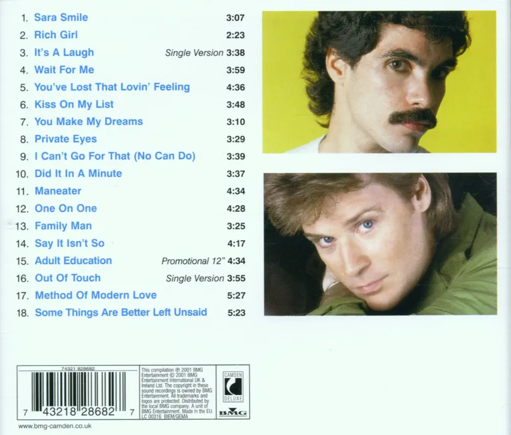 The Very Best Of Daryl Hall, John Oates