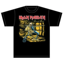Iron Maiden, Tričko Piece of Mind, Unisex, Čierna
