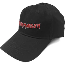 Iron Maiden, Šiltovka Logo, Unisex, Čierna