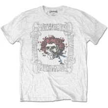 Grateful Dead, Tričko Bertha with Logo Box, Unisex, Biela