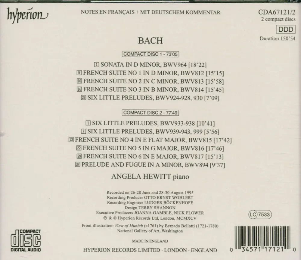 Bach, Johann Sebastian - French Suites/18 Little P