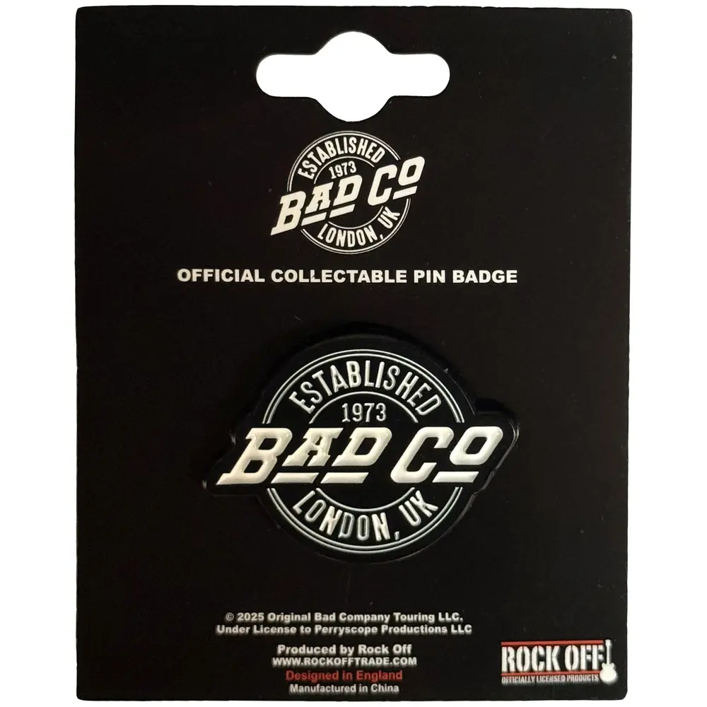 Bad Company – Est. 1973 Circle Logo (Odznak)