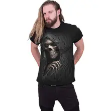 Unisex T-Shirt: Grim Ripper (Black) (Back Print) thumbnail