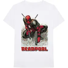 Deadpool Bullet (Alb) (Tricou)
