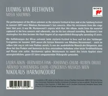 Beethoven: Nikolaus Harnoncourt, Concentus Musicus Wien, Arnold Schoenberg Chor - Missa Solemnis thumbnail