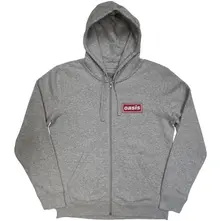Unisex Zipped Hoodie: What's The Story Red Logo (Grey) (Back Print & Ex-Tour) thumbnail