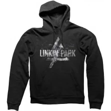 Linkin Park, Mikina Smoke Logo, Unisex, Čierna