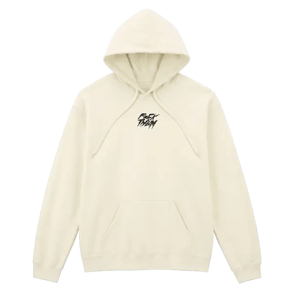 Hoodies – Hoodie FCKTHEM Basic, Unisex, Off White