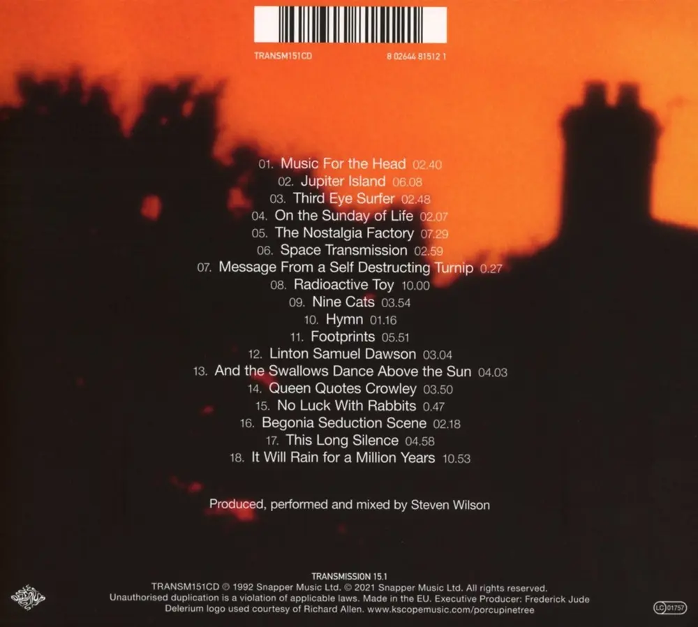Porcupine Tree – ON THE SUNDAY OF LIFE (CD)