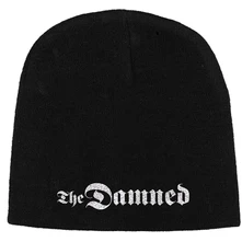 The Damned, Čapica Gothic Logo, Unisex, Čierna