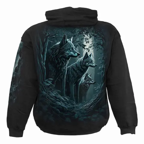 Spiral – Mikina Forest Guardians (Čierna), Unisex, Čierna