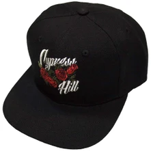 Cypress Hill, Šiltovka Roses Logo, Unisex, Čierna
