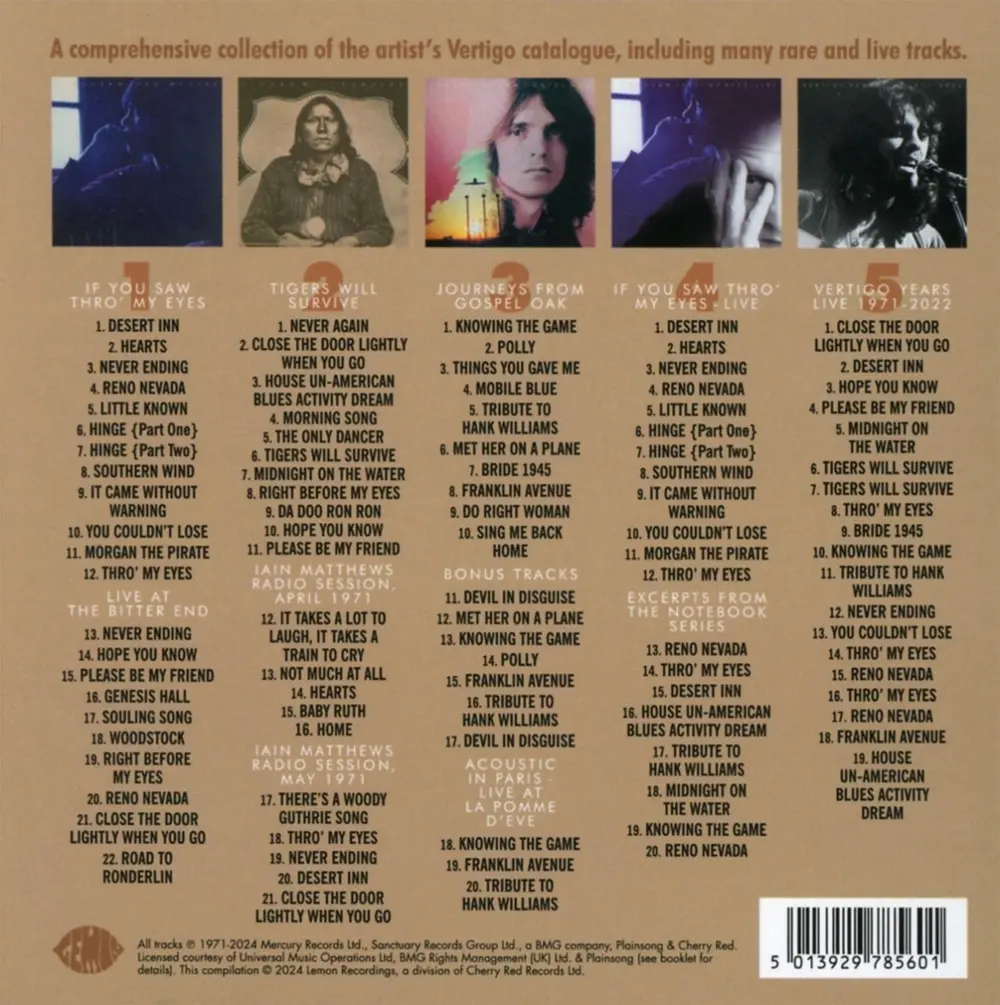 THRO' MY EYES: THE VERTIGO YEARS 1970-1974