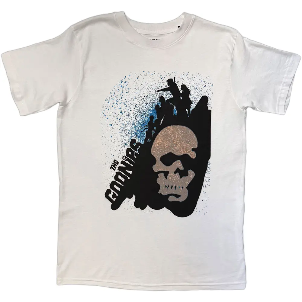 Unisex T-Shirt: Skull Spray Paint (White)